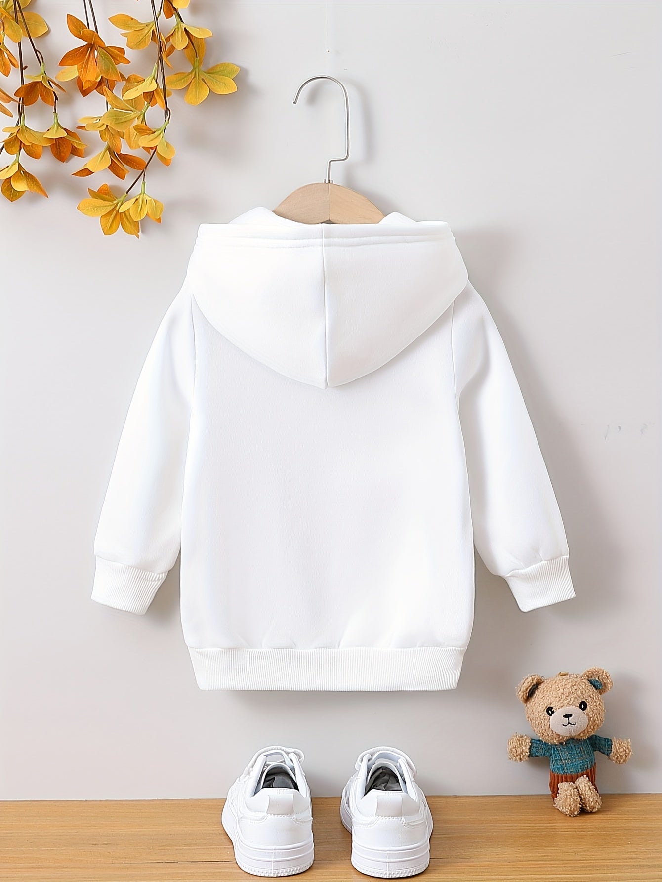 AVA - Sudadera con capucha y estampado de animales para niñas pequeñas