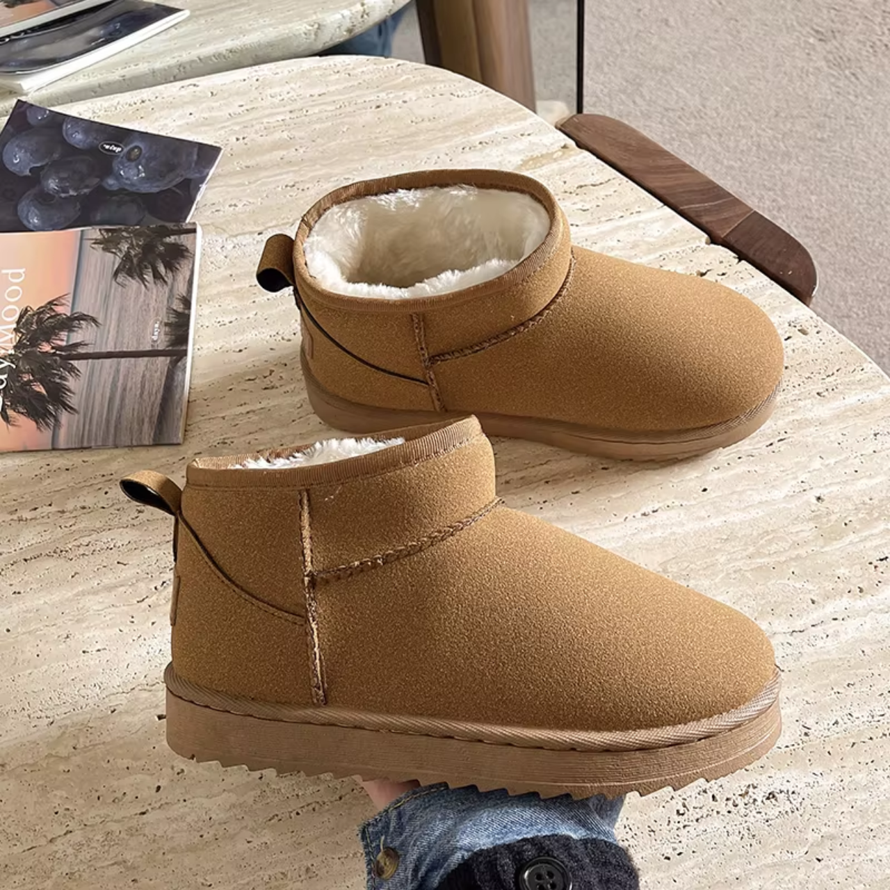 VALERIA - Botas de invierno con suela alta antideslizante y forro cálido
