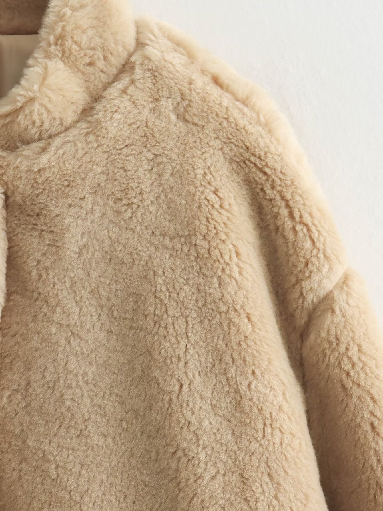 VALERIA - Chaqueta bomber de lujo con acabado teddy para mujer