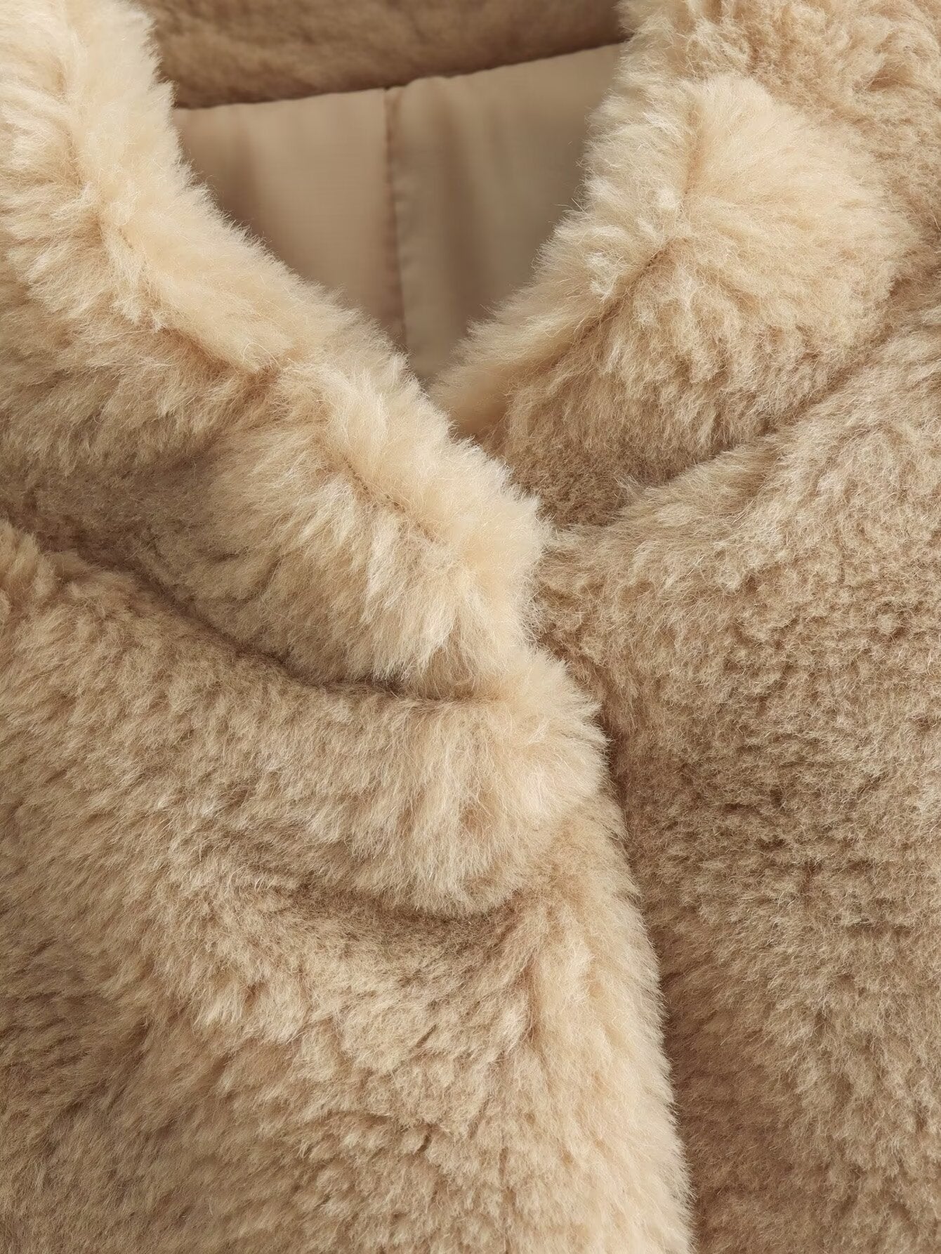 VALERIA - Chaqueta bomber de lujo con acabado teddy para mujer