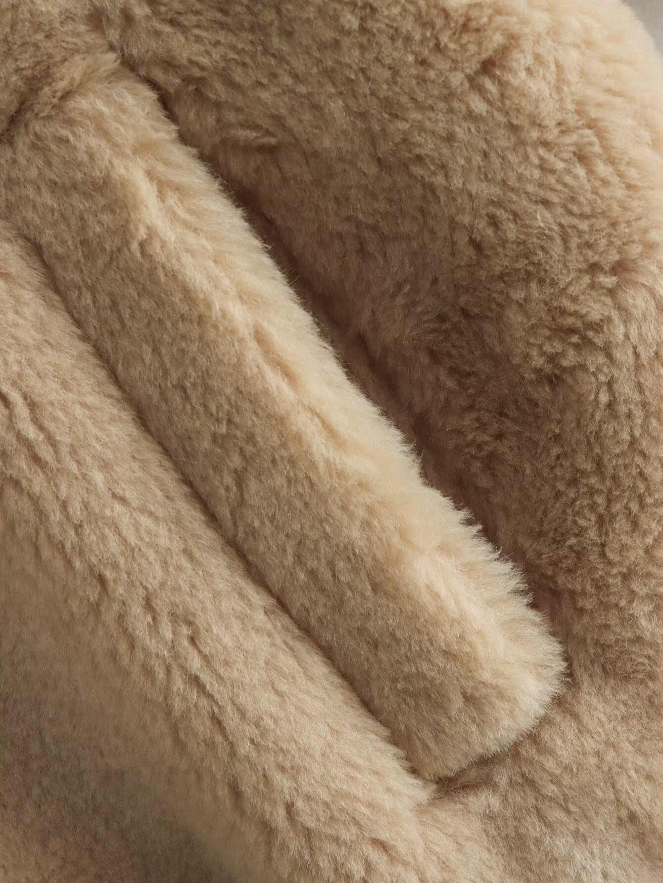 VALERIA - Chaqueta bomber de lujo con acabado teddy para mujer