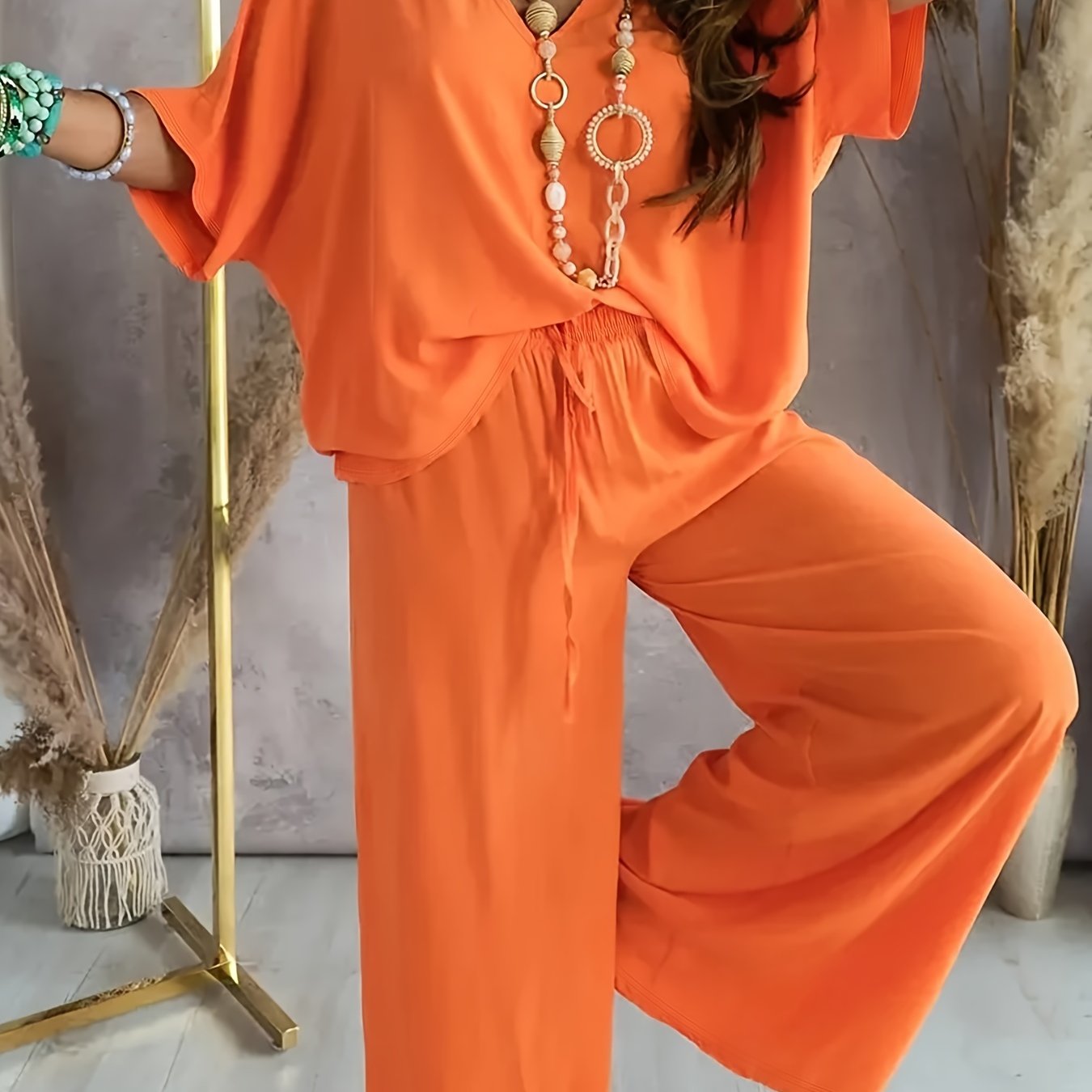 Conjunto de dos piezas con top y pantalón para mujer – VAYENA DreamSet