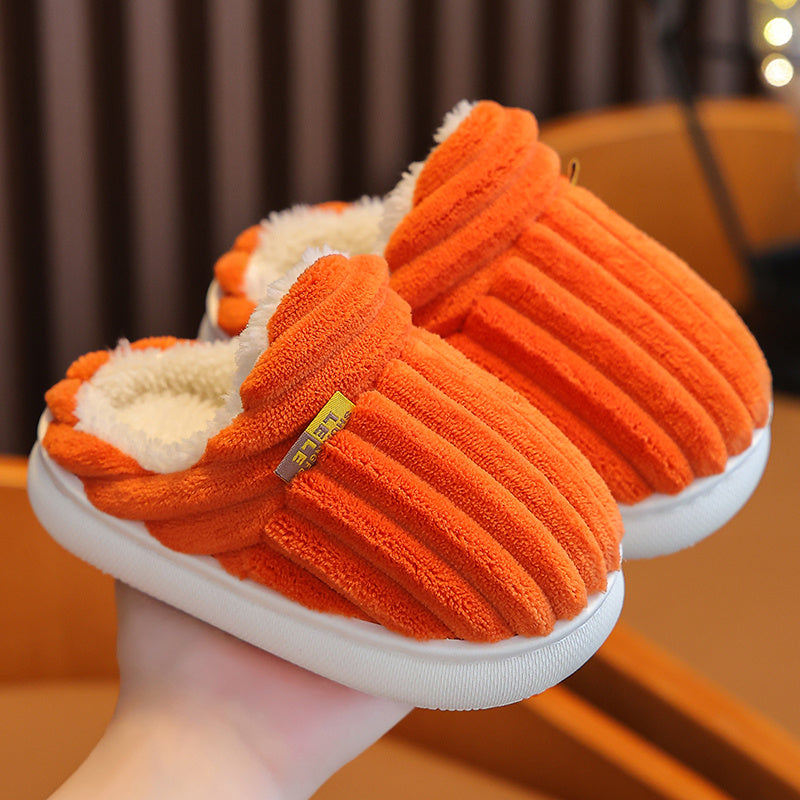 EMMA - Zapatillas de casa de felpa suave y acogedora para niños y niñas