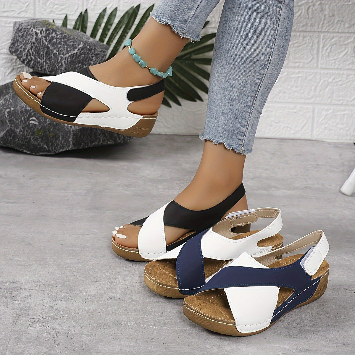 Sandalias cómodas con diseño casual y plantilla acolchada – LAURA