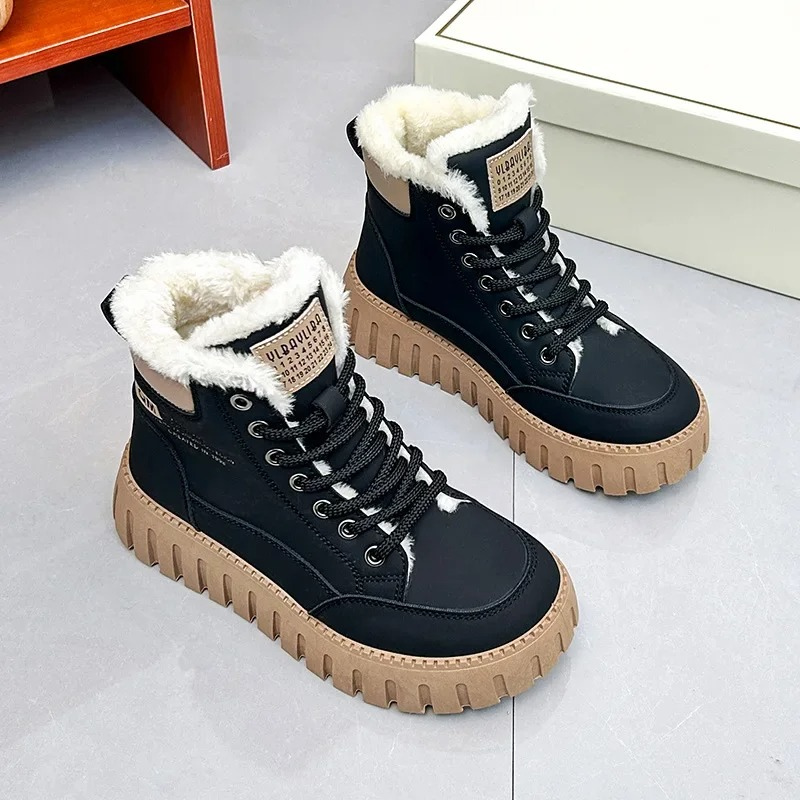 NAOMIE - Botas de invierno impermeables con forro suave para mujer