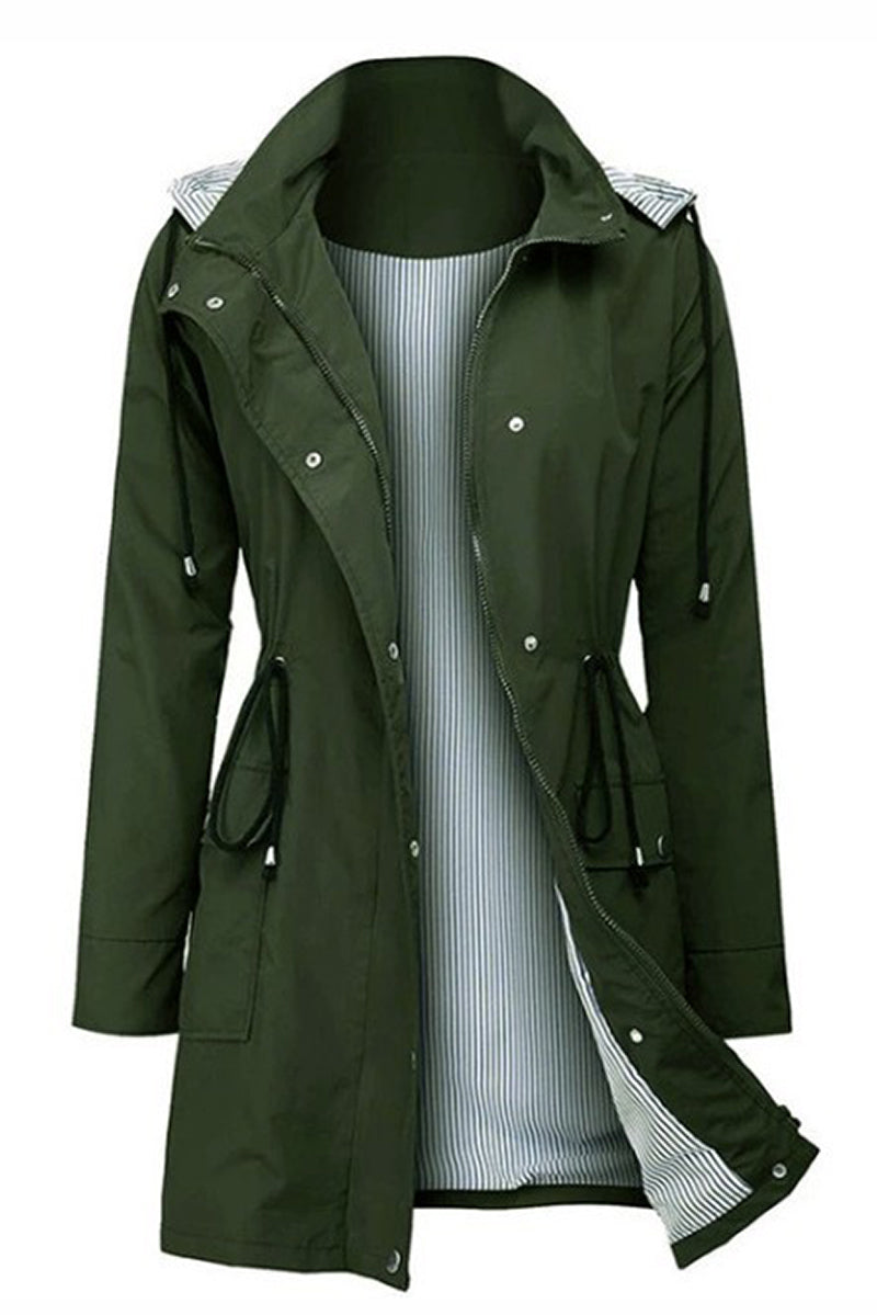 Chaqueta ligera para mujer con capucha y cordón ajustable – TAMIRA LightShield