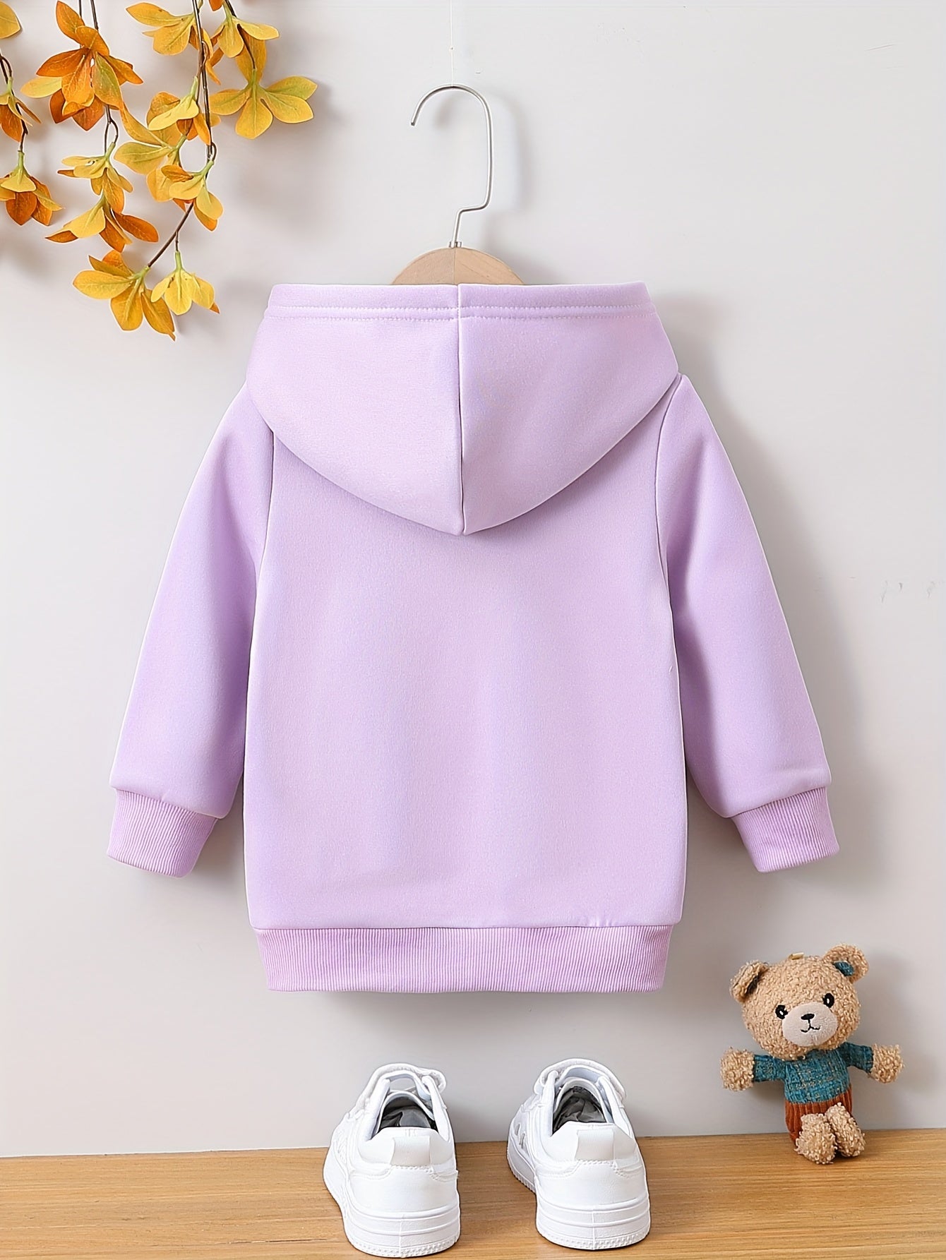 AVA - Sudadera con capucha y estampado de animales para niñas pequeñas