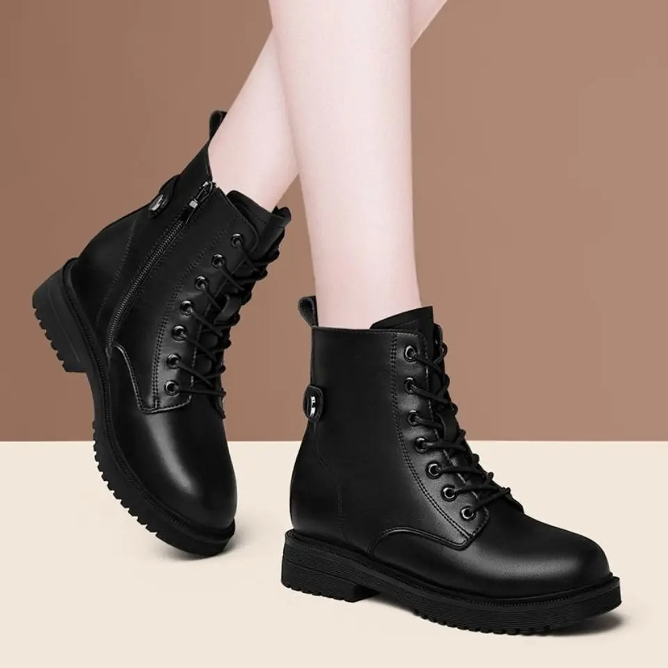 LIV - Botines cómodos de mujer con suela gruesa