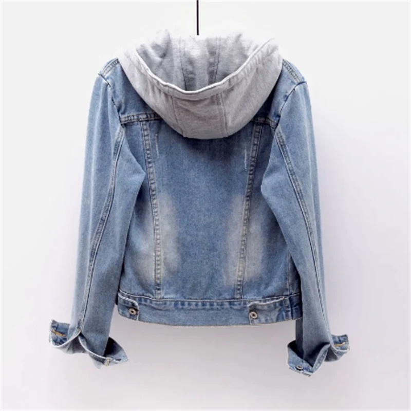 KIRA - Chaqueta vaquera con capucha para mujer