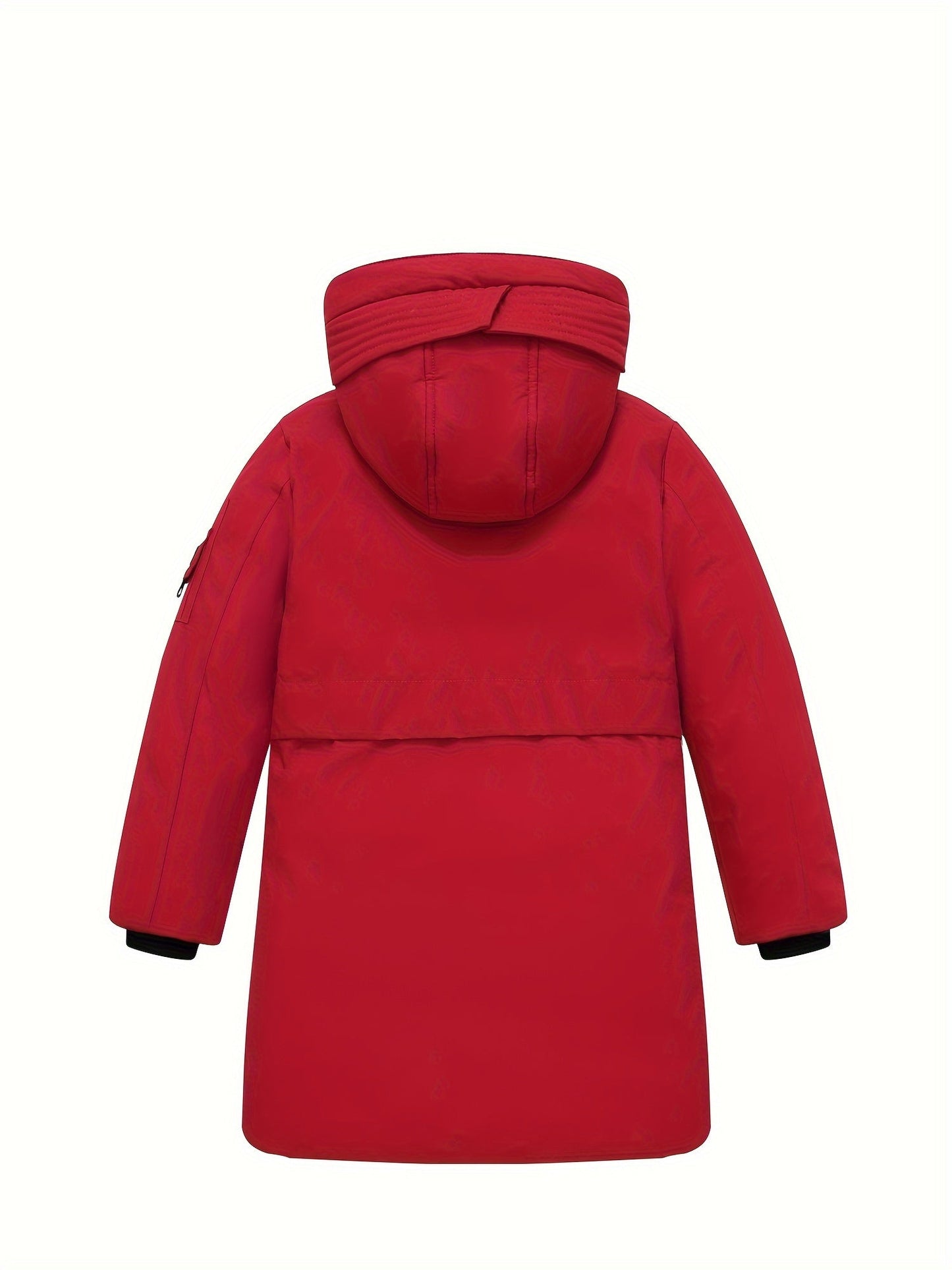 LUKAS - Abrigo de invierno con capucha y cremallera para niño