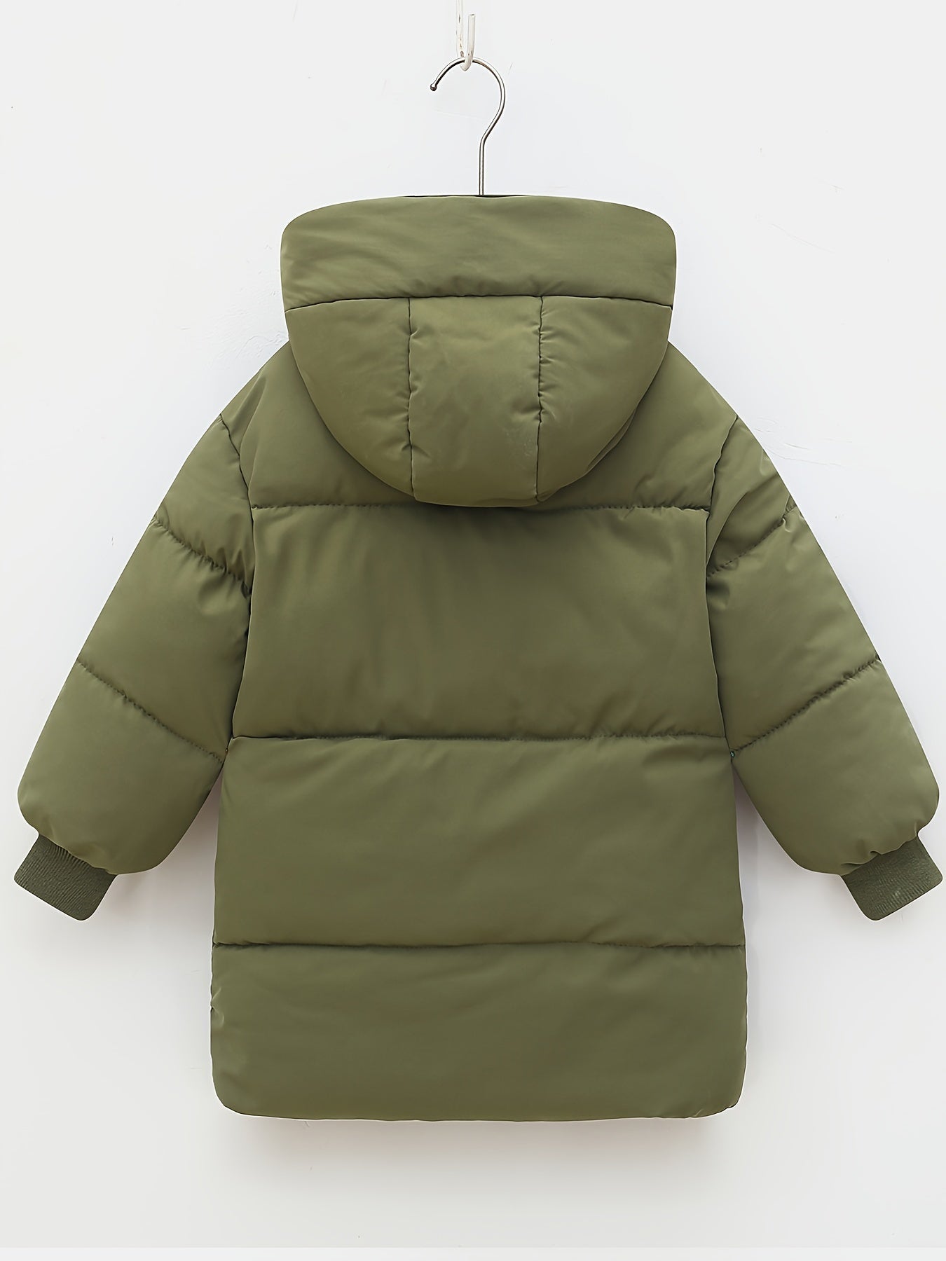 NILS - Chaqueta acolchada con capucha y mangas largas para niños