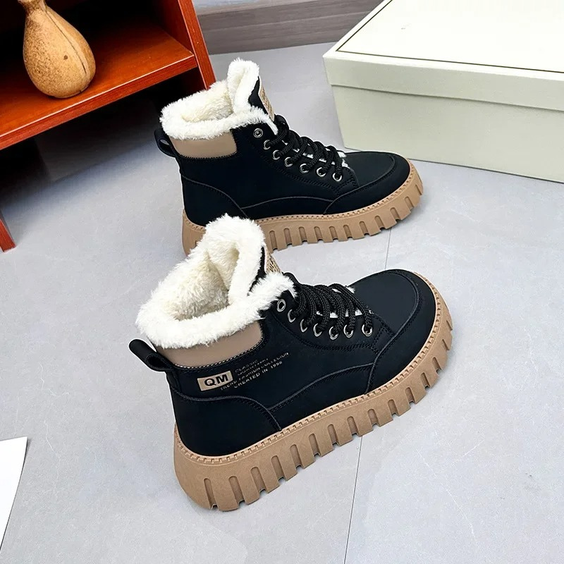 NAOMIE - Botas de invierno impermeables con forro suave para mujer