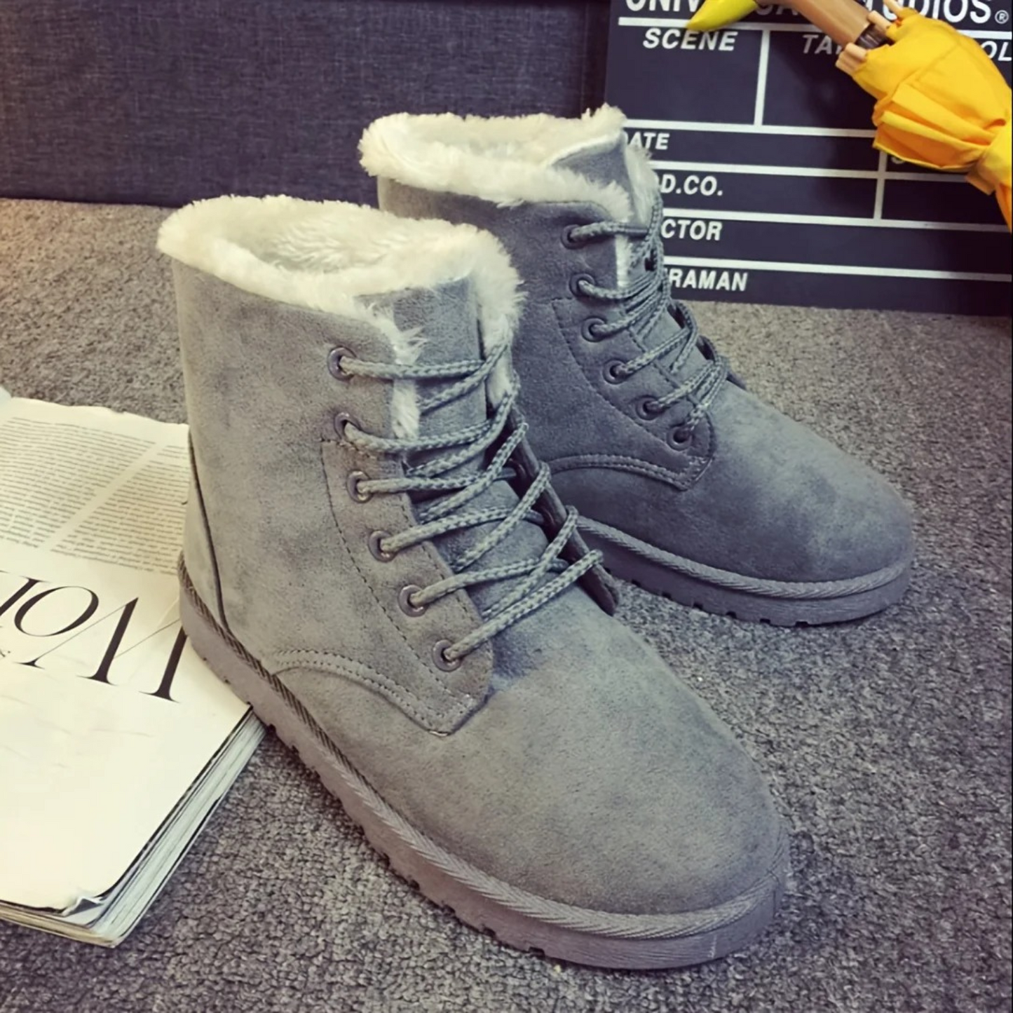 NOVA - Botas de invierno cómodas con forro cálido para niñas