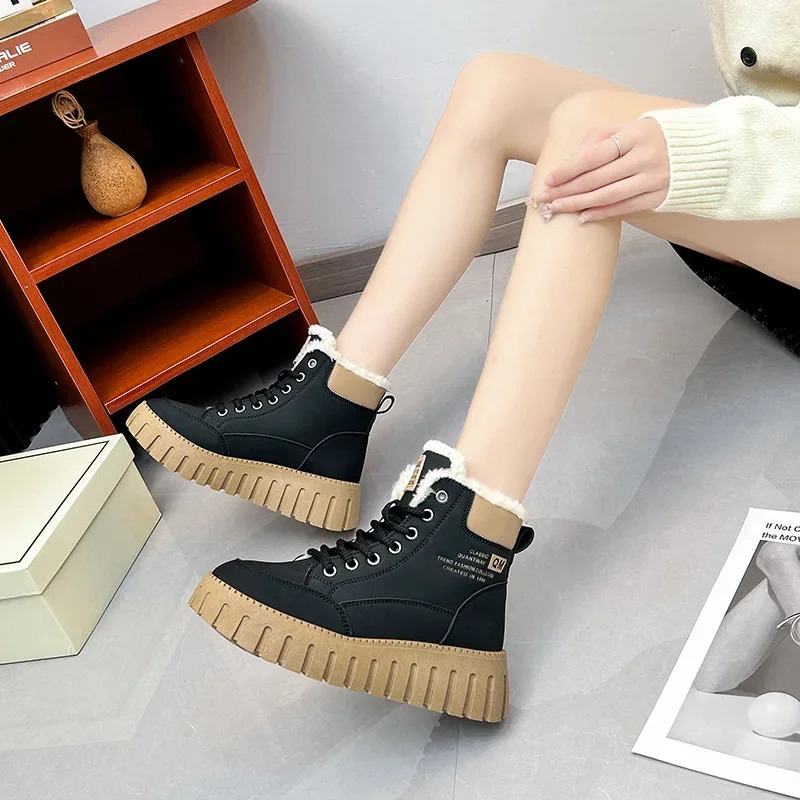 NAOMIE - Botas de invierno impermeables con forro suave para mujer