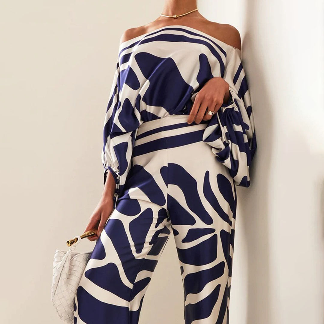 LUMIERE – Conjunto elegante de dos piezas para mujer