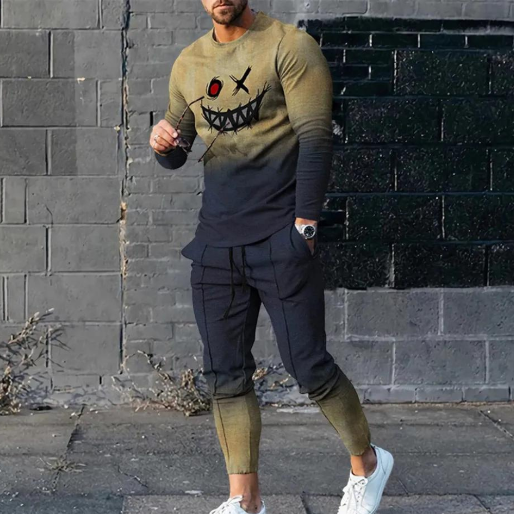IVÁN - Conjunto cómodo de dos piezas para hombre