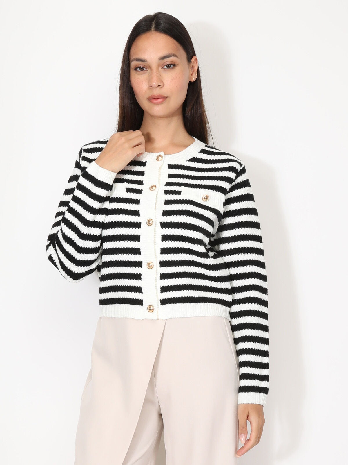 NOVELYN - Chaqueta de punto chic para mujeres