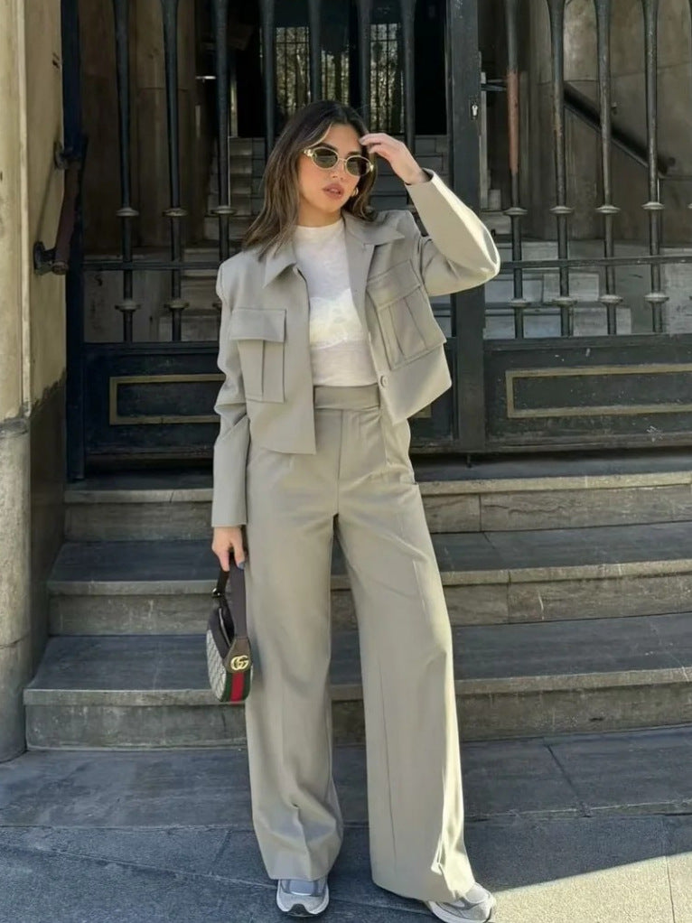 Conjunto moderno de dos piezas para mujer con diseño primaveral – LYVIA SpringLine