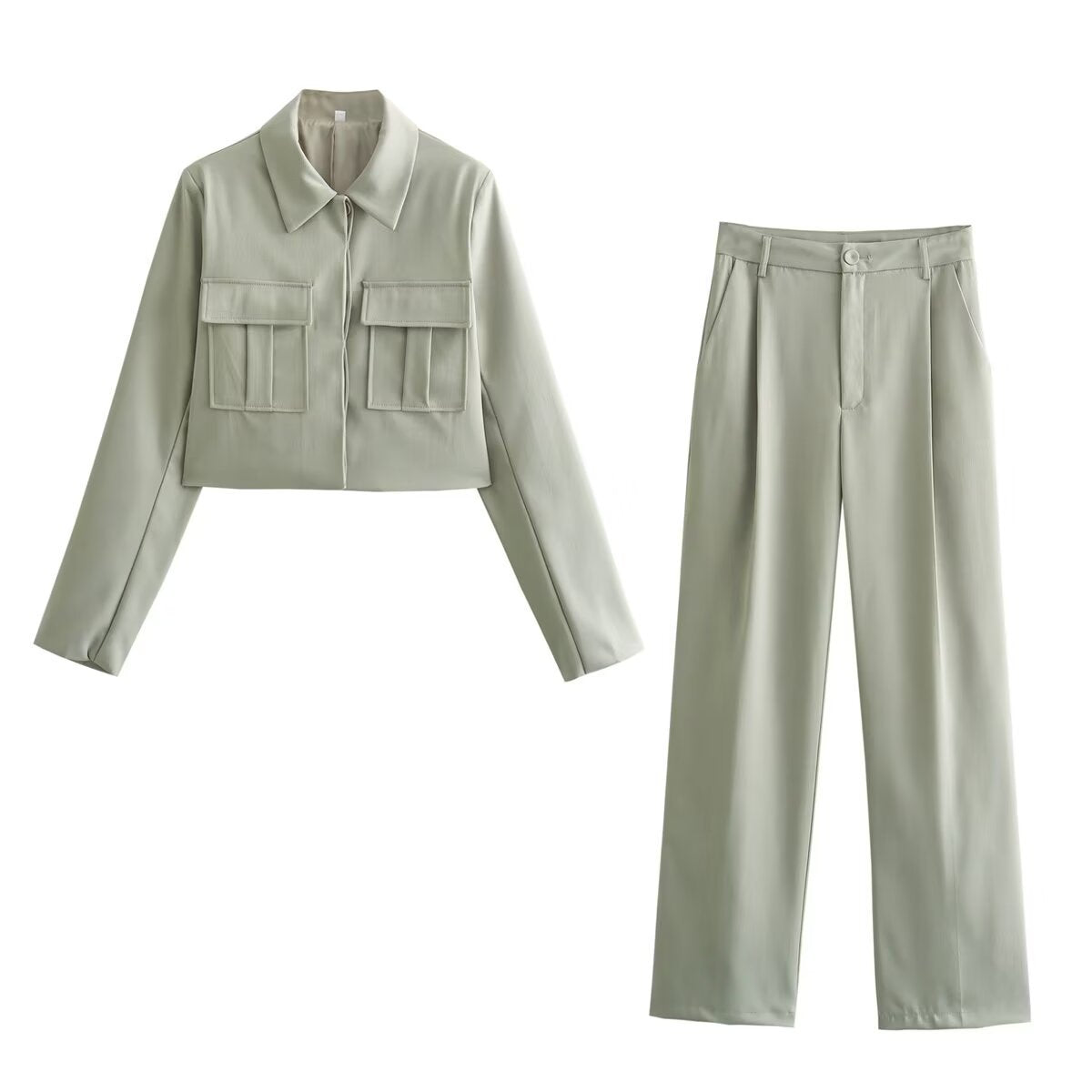 Conjunto moderno de dos piezas para mujer con diseño primaveral – LYVIA SpringLine