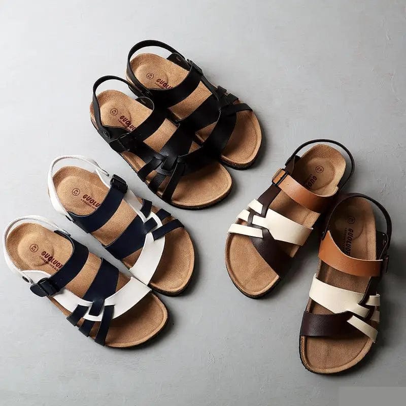 Sandalias ortopédicas de cuero premium para hombre – GABRIELLO