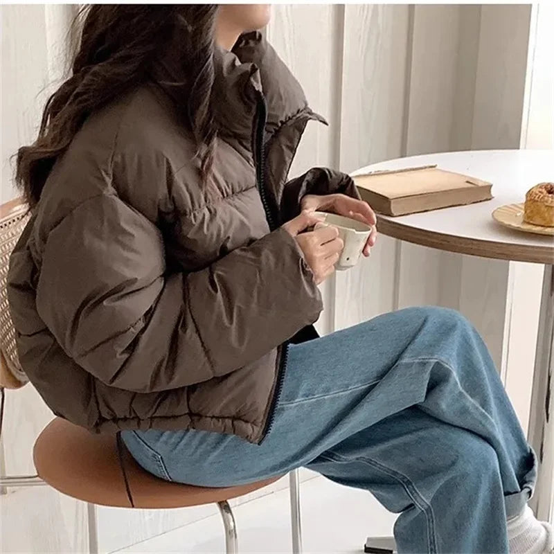 DASHA - Chaqueta acolchada puffer con diseño moderno para mujer