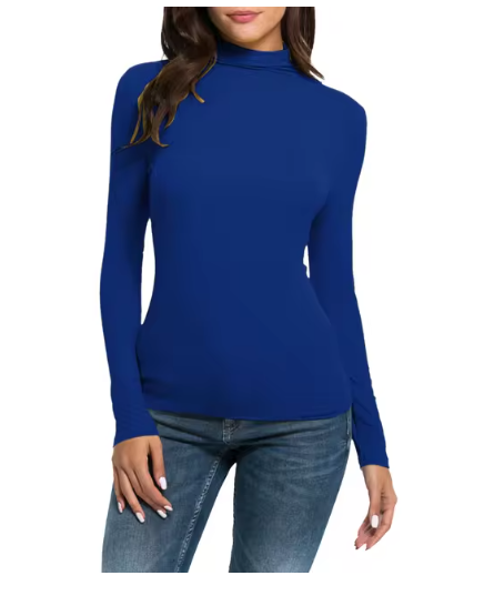 ISLA - Suéter de cuello alto ajustado con diseño elegante para mujer