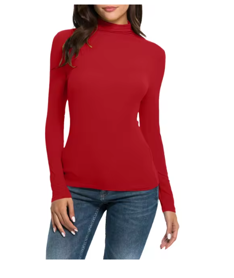 ISLA - Suéter de cuello alto ajustado con diseño elegante para mujer