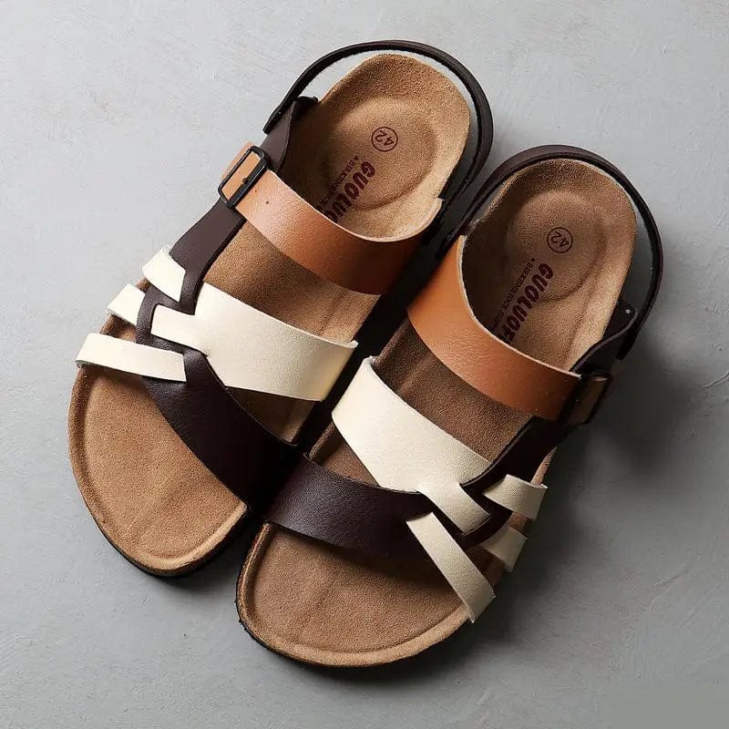 Sandalias ortopédicas de cuero premium para hombre – GABRIELLO