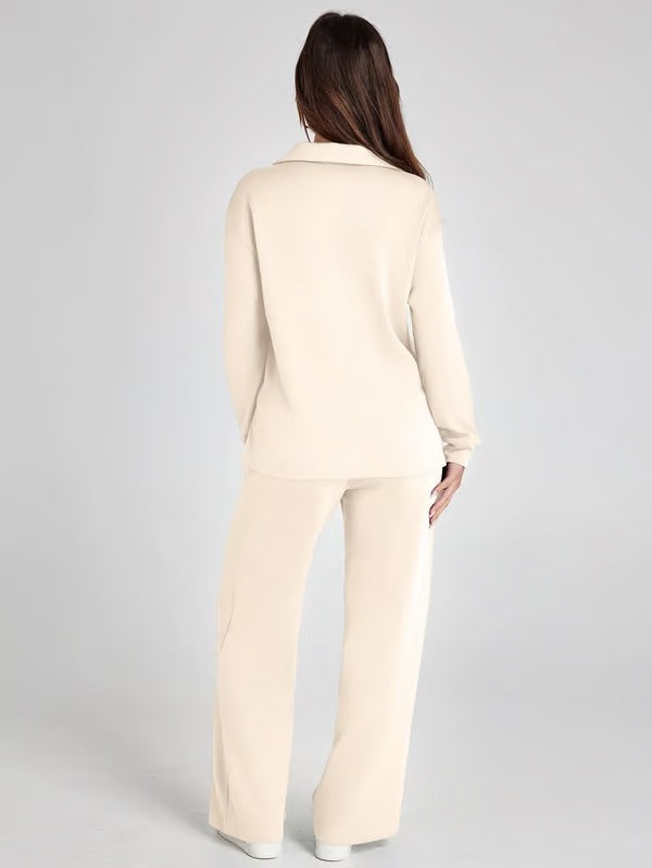 Conjunto lounge de dos piezas para mujer con tacto suave y estilo relajado – LYANA Softwear