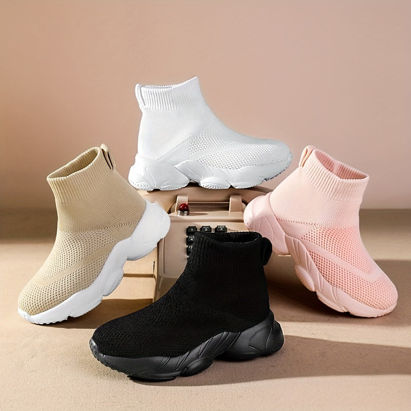 LUCAS - Zapatillas tipo calcetín transpirables para niños y niñas