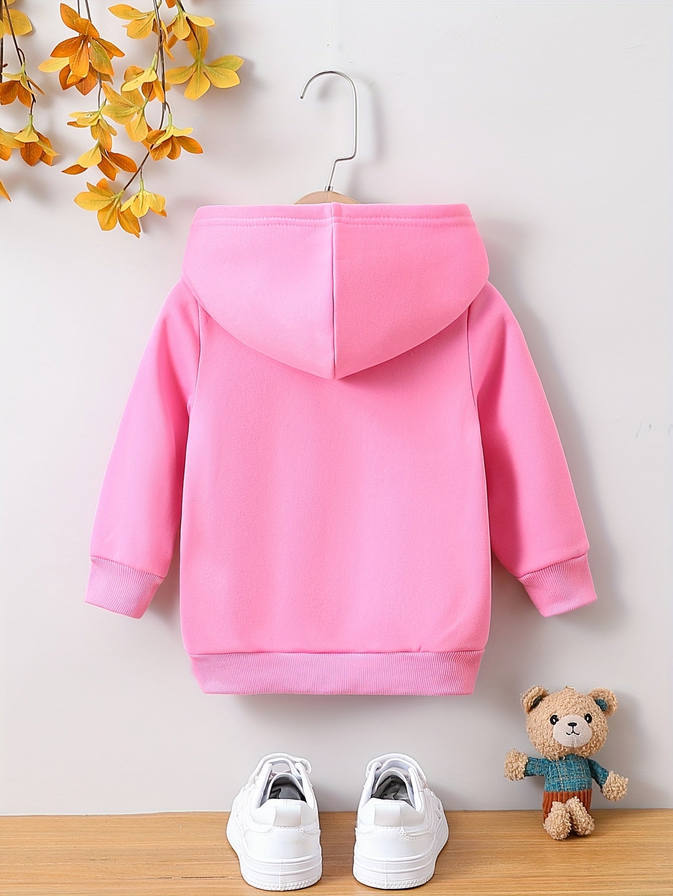AVA - Sudadera con capucha y estampado de animales para niñas pequeñas