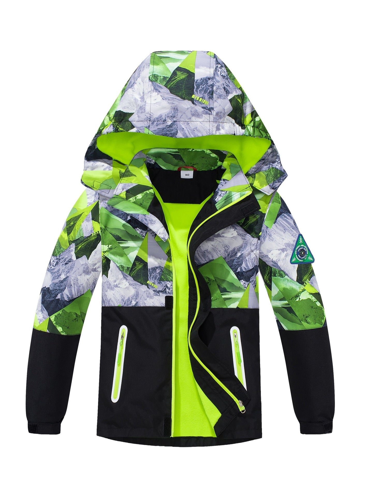MILO - Abrigo impermeable para niños con capucha desmontable