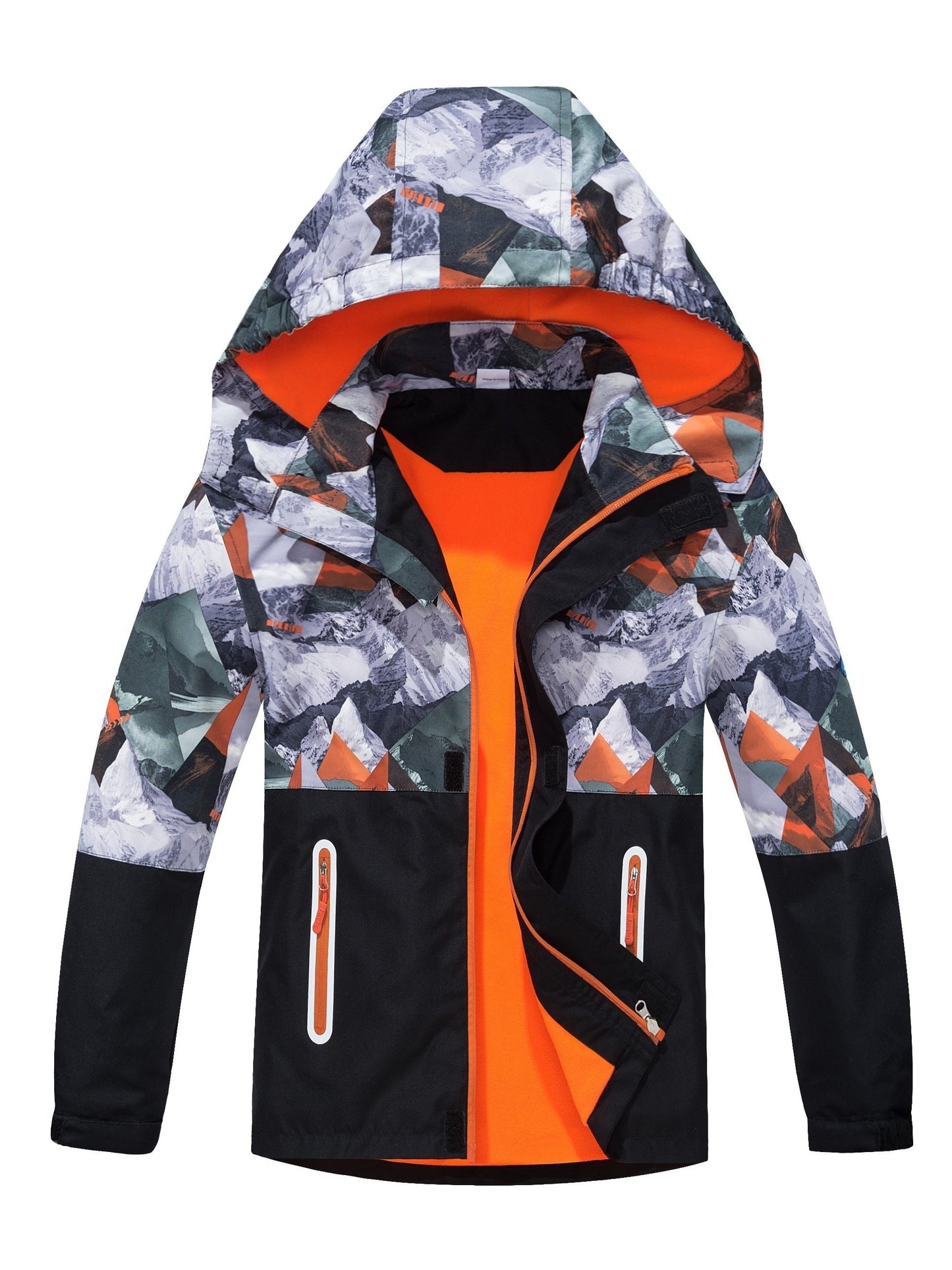 MILO - Abrigo impermeable para niños con capucha desmontable