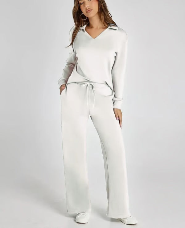 Conjunto lounge de dos piezas para mujer con tacto suave y estilo relajado – LYANA Softwear