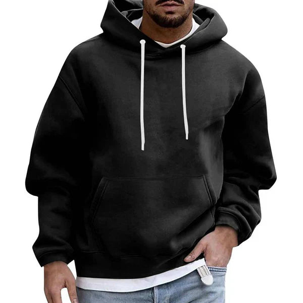 AZURE - Sudadera con capucha oversize y cordón para hombre