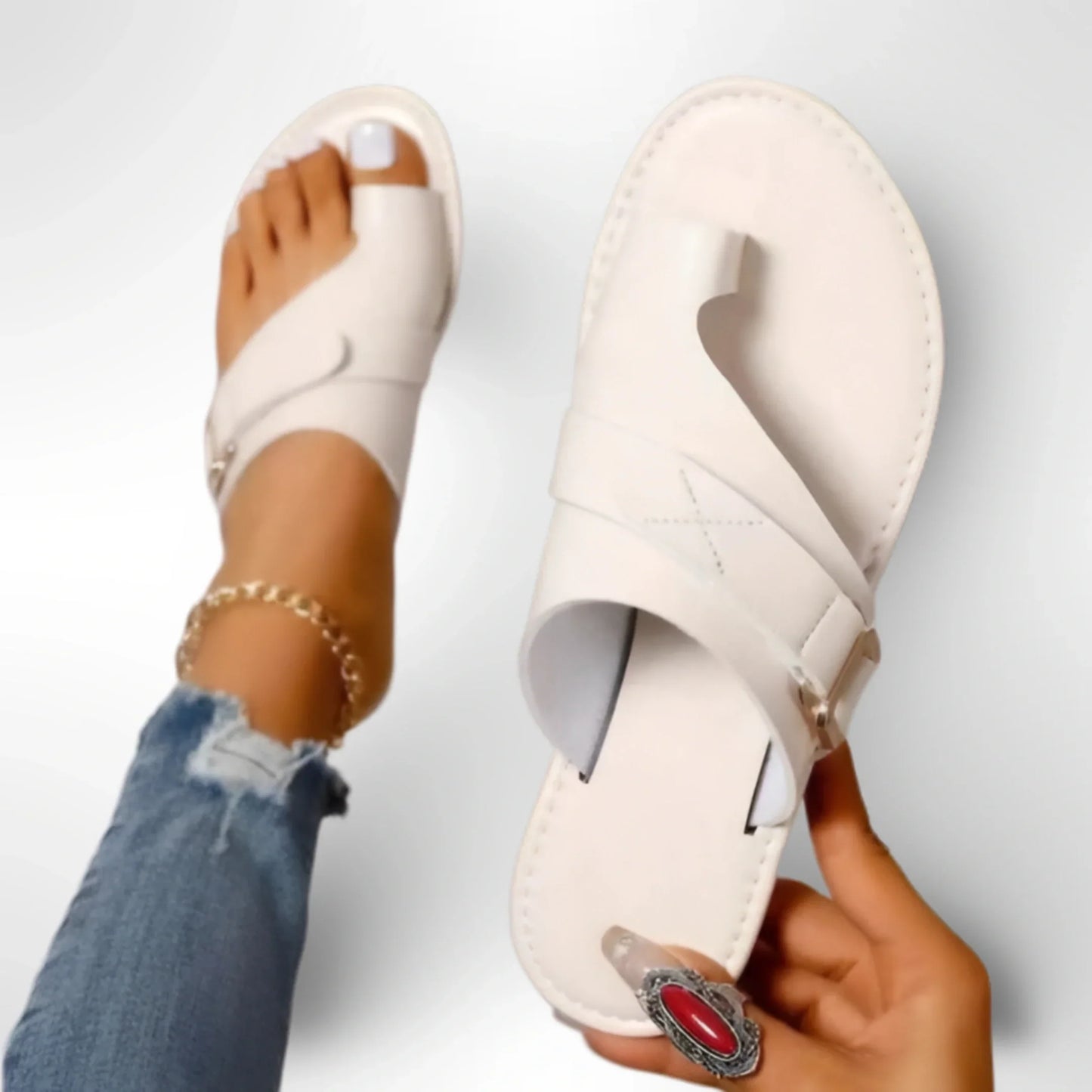 Sandalias ortopédicas de piel con ajuste personalizado – DALENA