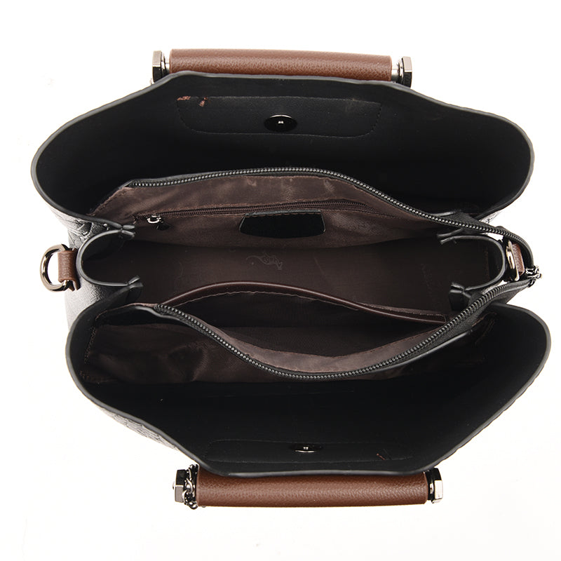 Bolso de cuero auténtico con correa ajustable para mujer – CLEA HERITAGE