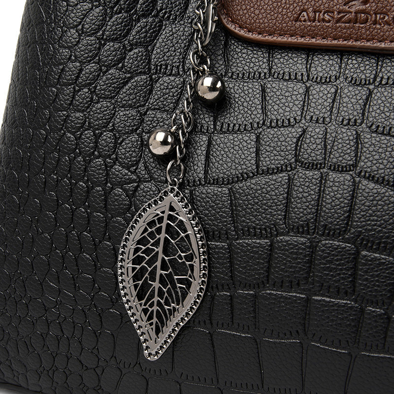 Bolso de cuero auténtico con correa ajustable para mujer – CLEA HERITAGE