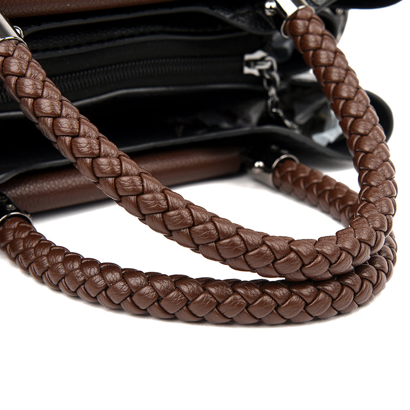 Bolso de cuero auténtico con correa ajustable para mujer – CLEA HERITAGE