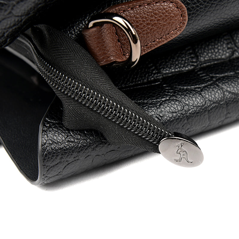 Bolso de cuero auténtico con correa ajustable para mujer – CLEA HERITAGE