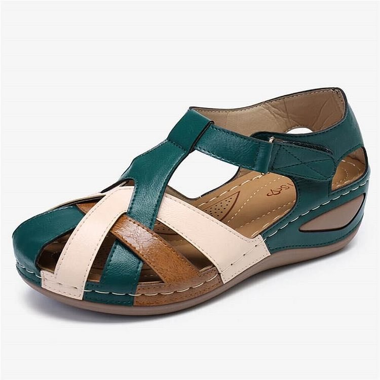 Sandalias ortopédicas con cuña, amortiguación y diseño transpirable – AMELYA