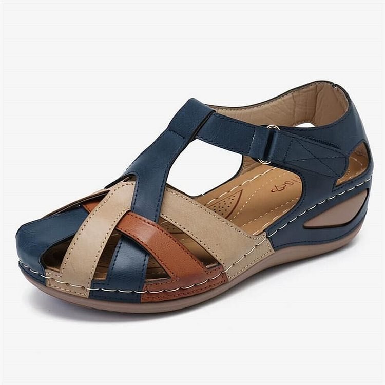 Sandalias ortopédicas con cuña, amortiguación y diseño transpirable – AMELYA
