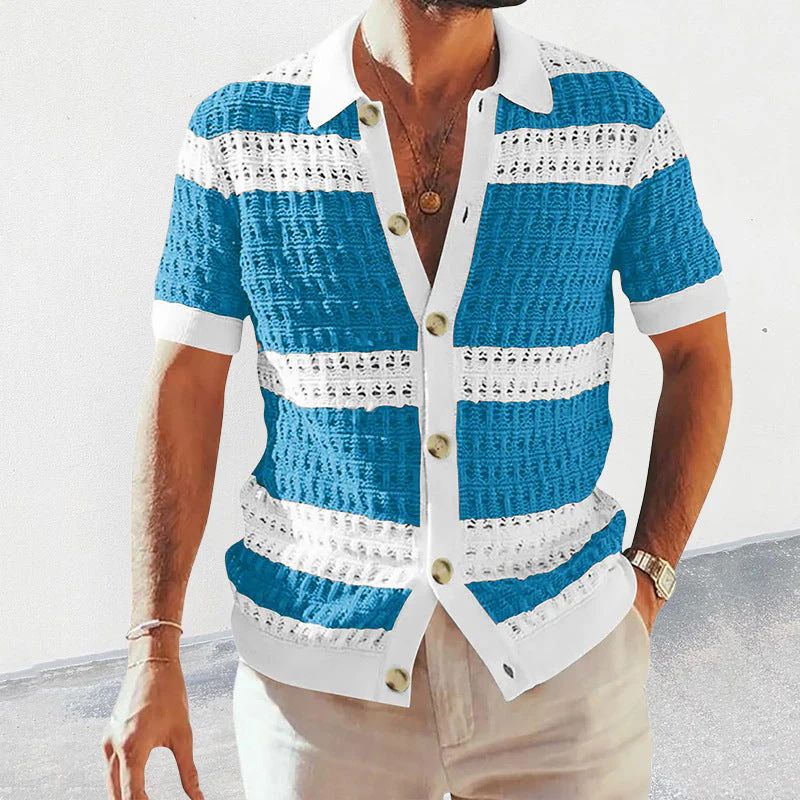 Polo clásico para hombre con cierre de botones – RENVAR