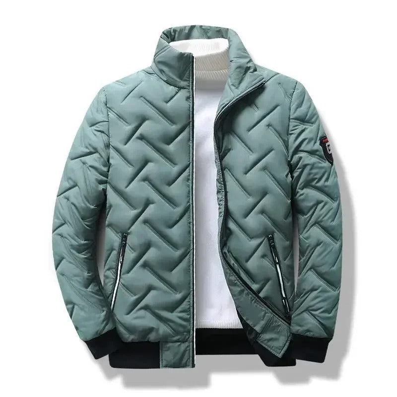 NIOBE - Chaqueta de invierno casual con cremallera para hombre