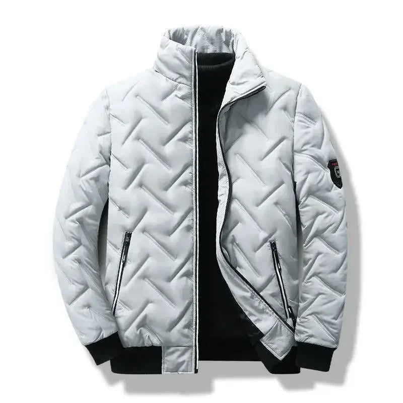 NIOBE - Chaqueta de invierno casual con cremallera para hombre