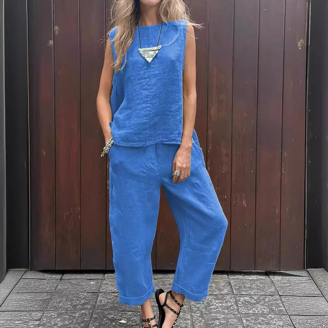 LEANDRA - Conjunto elegante de moda para mujer