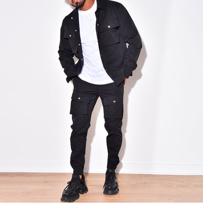 Conjunto cargo de hombre con sudadera y pantalón a juego – RYDER UtilitySet