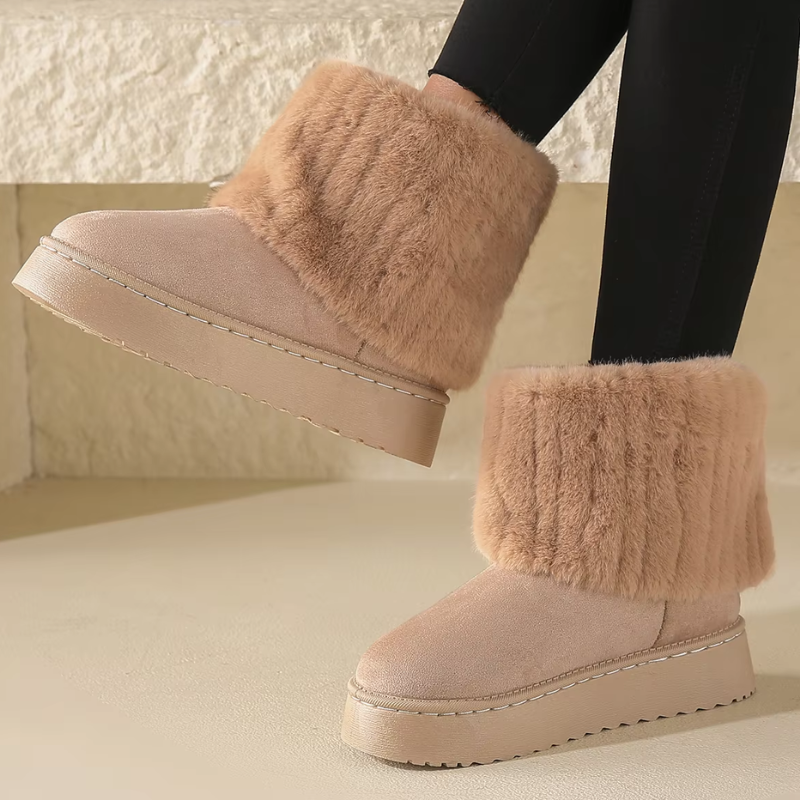 CLARA - Botas de invierno altas con suela antideslizante y forro transpirable para niñas