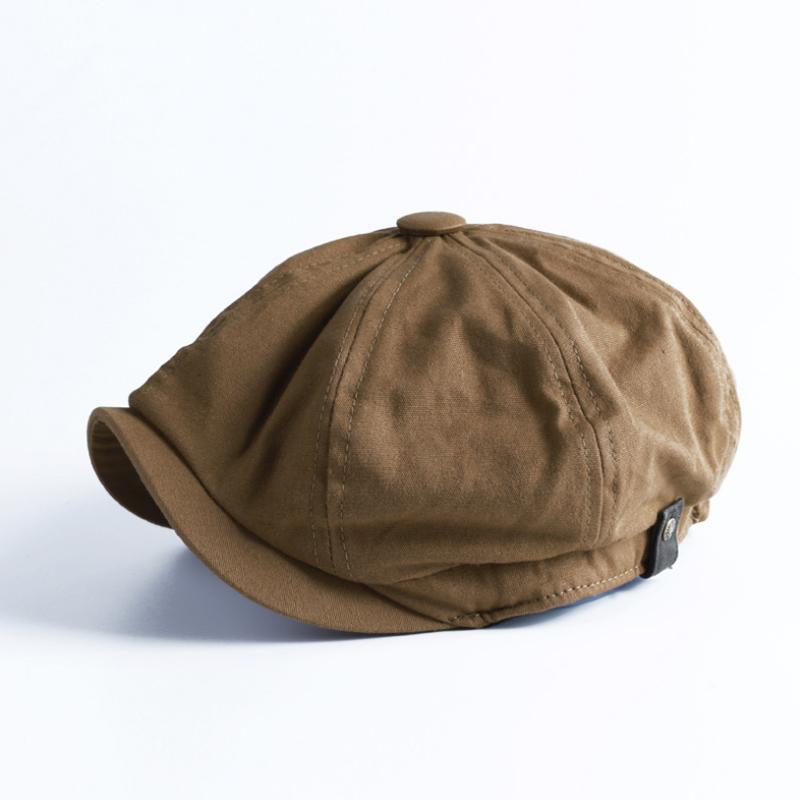 HUGO - Boina vintage retro estilo flatcap para hombre