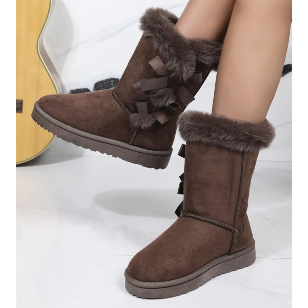 IVY - Botas de invierno forradas con acabado de pelo